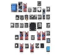 LYEAA Kit de module de capteur 37 en 1 contenant joystick RVB photosensible Starter Suite d'apprentissage Codeur rotatif éviter les obstacles pour kit de bricolage (sac)