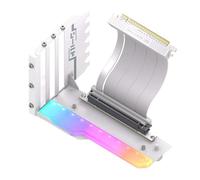 LYEAA Kit de Montage Vertical pour GPU avec câble Riser PCI-E 4.0 X16 de 15 cm, Support de Carte Graphique à Angle Droit de 90 degrés Support de Carte Graphique