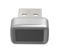 LYEAA Lecteur de clé d'empreinte Digitale USB FIDO U2F Mini clé de sécurité biométrique Dongle Windows Hello Anti-Spoofing Clé de sécurité à Correspondance Rapide Touche 360 ° pour PC ou o