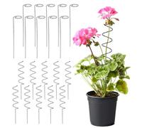 LYEAA Lot de 10 piquets de support pour plantes - Pour plantes d'intérieur (spirale)