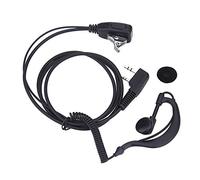 LYEAA Lot de 5 écouteurs à 2 broches en forme de G pour talkie-walkie - Accessoire confortable