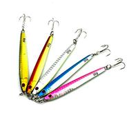 LYEAA Lot de 5 leurres de pêche en métal 30 g