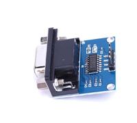 LYEAA MAX3232 RS232 vers TTL Module convertisseur de port série TX RX VCC GND MAX232 Panneau clignotant femelle série vers module TTL RS232 vers TTL Brushboard