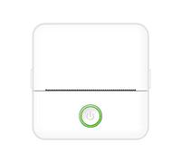 LYEAA Mini imprimante de Poche Intelligente Compatible Bluetooth avec câble USB Imprimante de Mauvaise Question 200 dpi Imprimante sans Fil Impresora 800 mAh Papier sans Encre BT4.0 (Blanc)