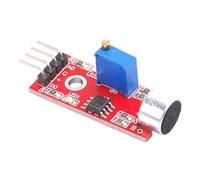 LYEAA Module de capteur de microphone sonore haute sensibilité Module de capteur de signal d'indication de sortie LM393 pour lumières à commande vocale