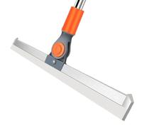 LYEAA Nettoyant pour vitres en Silicone Essuie-Glace en Acier Inoxydable à Long Manche Raclette Angle réglable Essuie-Glace de Nettoyage ménager Accessoires de Nettoyage ménager