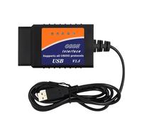 LYEAA OBDII Lecteur de code automatique USB V1.5 OBD2 Outil de diagnostic CH340T Testeur de diagnostic PIC18F25K80 Puce ELM 327 Interface USB