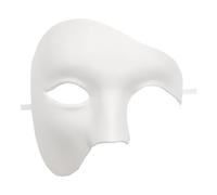 LYEAA Phantom Oper Demi-masque pour homme - Masque de bal de fin d'année - Masque fantôme - Demi-masque de carnaval - Masque fantôme à un œil - Accessoire de carnaval - Style théâtre pour fê