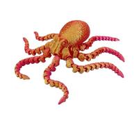 LYEAA Pieuvre imprimée en 3D avec articulations Mobiles Poulpe imprimée en 3D Animaux Jouet Poulpe Figurine de Collection Décoration d'intérieur pour Cadeau de fête d'anniversaire