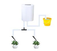 LYEAA Pompe d'arrosage Automatique de Fleurs de Plantes 2/8/16 têtes Pompe Fleurs Plantes Arroseur Domestique Minuterie Automatique Abreuvoirs Irrigation Goutte à Goutte Outil d'arrosage Aut