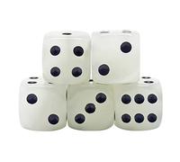 LYEAA Populaire 5 pièces 14mm Standard Six Faces Jeu de dés dés Pratiques Accessoires de Jeu de société pour Les Produits de Jeu en Plein air