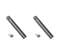LYEAA Présentateur sans Fil 2,4 GHz, télécommande de Type C, Clicker PowerPoint Rechargeable pour l'enseignement au Bureau