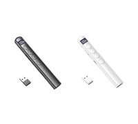 LYEAA Présentateur sans Fil 2,4 GHz, télécommande de Type C, Clicker PowerPoint Rechargeable pour l'enseignement au Bureau