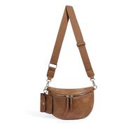 LYEAA Pu Leather Trendy Sac à bandoulière Sac à écharpe de couleur un sac de poitrine élégant (marron)