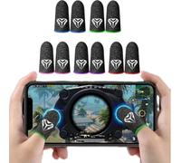 LYEAA PUBG Finger Sleeve 1 Paire de Manchons de Jeu pour PUBG, Respirant, résistant à la Transpiration, antidérapant, Gants de Pouce, Manchons de Jeu pour téléphone Portable (Violet)