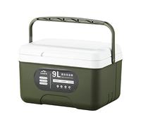 LYEAA Réfrigérateur de voiture 6 L/9 L ni Frid Picnic Refrirato Préservation de la chaleur et du froid pour la maison et l'extérieur Cam