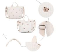 LYEAA Sac à bandoulière à couches pour femmes, sac à main de capacité, fourre-tout pour maman (tulipe)