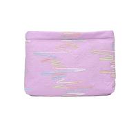 LYEAA Sac à cosmétiques à Fermeture éclair Couleur Bonbon, capacité, Trousse de Toilette brodée Mignonne, Trousse de Maquillage créative Portable, Sac de pour Salle de Bain, Douche