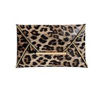 LYEAA Sac à main rétro imprimé animal grande capacité pour femmes décontracté PU enveloppe pochette, léopard, 230.00x180.00x70.00mm/9.06x7.09x2.76inch