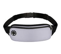 LYEAA Sac Banane de Sport pour téléphone Portable avec Bande réfléchissante, Sac de Cyclisme, Marathon, Jogging, avec Sangle réglable, Sac Banane Tendance, capacité, Double Couche, respiran