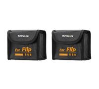 LYEAA Sac de rangement pour batterie de drone - Étui anti-explosion pour accessoires DJI Flip - Portable et sûr, L 2 pièces
