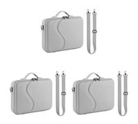 LYEAA Sac de rangement résistant aux chocs et étanche pour appareil photo 360 X5 et accessoires, Gris 3 pièces., Medium