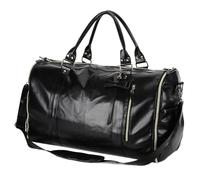 LYEAA Sac de sport pliable pour grandes affaires avec plusieurs compartiments, Noir , Mode