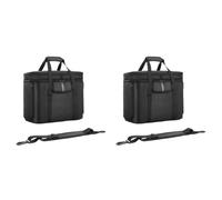 LYEAA Sac étanche pour centrale électrique Ecoflow Delta 3 Plus/générateur solaire Delta 2, Noir 2 pièces., 11.81x7.48x3.94inch