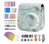 LYEAA Sac Photo Album Photo Bandoulière Film Cadre Filtres Autocollants 10 en 1 Kit d'accessoires pour Appareil Photo instantané pour Fujifilm Instax Mini 12/11/9