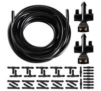 Lyeteung Kit de Tuyau Lave-Glace avec 3m Durite, 2 Buses 1451243 93387764 et 30 Raccords