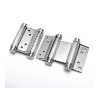 LYEUXHJPX Double Spring Hinge Two-Way Free Door Automatic Closing Hinges Hardware 1Pcs(4inch)