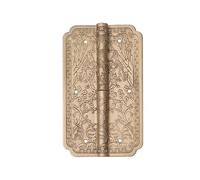 LYEUXHJPX Removable Hinge Vintage Brass Surface Mounted Antique PatternHardware 1Pcs(Giallo)