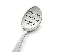 LYF Collection Cuillère « You are Amazing, Remember That Spoon » de 20,3 cm conçue pour l'inspiration, cadeau de moins de 10 £, cadeau pour lui/cadeau pour elle, cadeau inspirant parfait