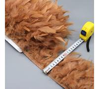 LYFANG 1/5/10 m de ruban de plumes de dinde, plumes de dinde, pour carnaval, costume de bricolage