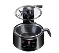 LYFDPN Marmite entièrement Automatique, Machine de Cuisson Intelligente, Cuisson Rapide 2000w, marmite antiadhésive Grande capacité de 4l Nettoyage Facile