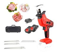 LYFDPN Scie à os électrique 36 V avec 2 Batteries, scie Alternative sans Fil Portable, Vitesse Variable en continu, Lame de scie en Acier forgé de 15 cm pour Le Bois