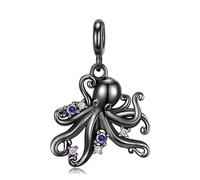 LYFHJD 925 Argent Sterling Face Droite Gauche crâne de crâne de la Lampe Portable Pendentif Pendentif de Luxe de joaillerie de Collier Accessoires