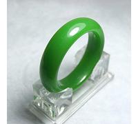 LYFHJD Bracelet en Jade émeraude Naturelle, Bracelets en Pierre de Jade Vert épinard