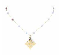 LYFHJD Collier Pendentif en Acier Inoxydable Noeud de sorcière pour Femmes Colliers naturels N1724, en Tant Que pic, métal, sans Pierres précieuses