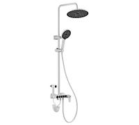 LYFHJD Combo de Pomme de Douche 10 Pouces tête de Douche de Pluie Haute Pression avec Fonction d'affichage d'extension réglable 3 paramètres de Douche à Main levée