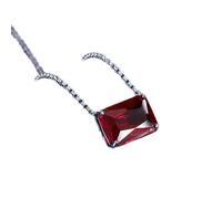 LYFHJD Nouveau * 16 mm Rubis émeraude paraiba Tourmaline gemmstone Pendant des Femmes