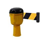 LYFHYSDSP Barrière Extensible, Barriere Retractable, Ceintures de sécurité rétractables pour cônes de signalisation, for Traffic Jam(Yellow,10m/33ft)