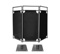LYFHYSDSP Barriere Parking Pliable, Plot de Chantier, Cone de signalisation, pour Le contrôle des foules(Black)