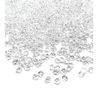 LYFJXX Faux glaçons écrasés artificiels en cristal acrylique pour remplir un vase, une table, une fête, un mariage, des accessoires de photographie, des aliments, des loisirs créatifs (5 x 7 mm)