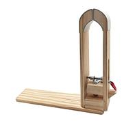 LYFJXX Pince en bois en cuir pour travaux manuels et couture à la main