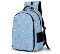 Lyfthologen Sac à dos avec poches pour randonnée, camping, voyage, Adorable chien corgi gallois., One Size