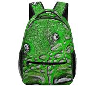 Lyfthologen Sac à dos décontracté en tissu Oxford durable, notes de musique colorées, sac à dos pour garçons, filles, voyage, sport, Texture peau d'alligator, One Size