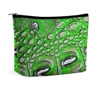 Lyfthologen Trousse de toilette portable avec fermeture éclair pour un usage quotidien, voyage, Texture peau d'alligator, One Size