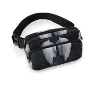 Lyfthologen Zombies Dead Men Walking Body at Night Sac banane réglable pour course à pied, marche, randonnée, Ailes d'ange., 20x13cm