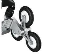 LYGBDSS Diable Support Composants Transport Pliable Accessoires Roues Caoutchouc Diable Pliant Pièces Plateau RoulantRoues Chariot Pièces de Rechange pour Diables Monte-escaliers endommagés,c